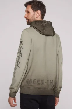 New CAMP DAVID & SOCCX Hoodie Oil Dyed mit Artworks fossil brown fossilbrown