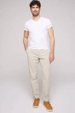 Cheap CAMP DAVID & SOCCX Hose mit Gummizug-Details | XXL cappuccino