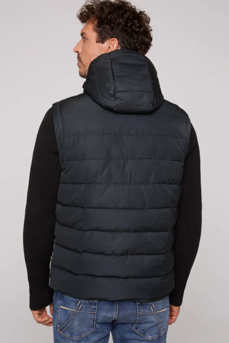 Clearance CAMP DAVID & SOCCX 2-in-1 Steppweste mit abtrennbaren Ärmeln blue navy bluenavy
