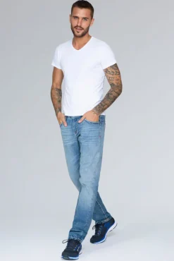 New CAMP DAVID & SOCCX Jeans CO:NO Comfort Fit light stone used lightstoneused