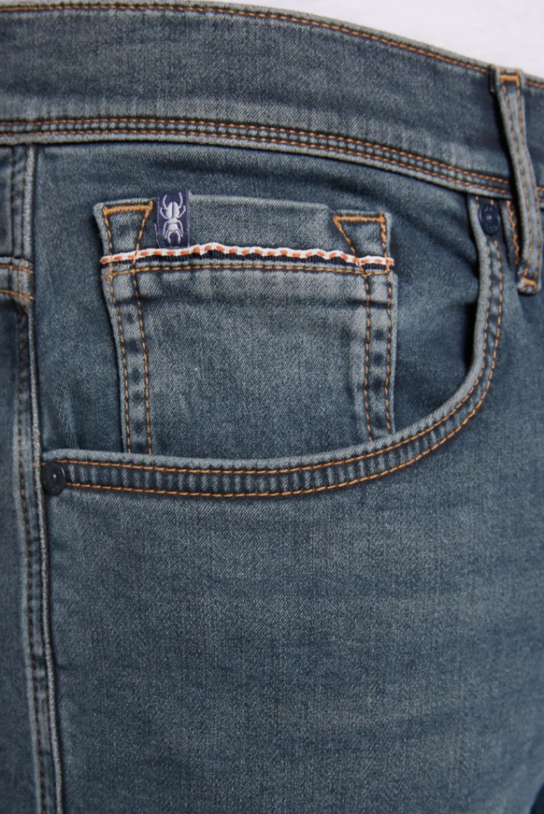 New CAMP DAVID & SOCCX Jeans DA:VD Regular Fit blue brown bluebrown