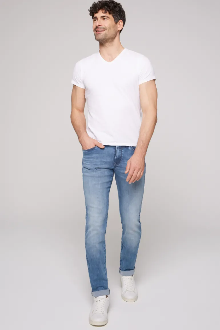 Best CAMP DAVID & SOCCX Jeans DA:VD Regular Fit ocean blue oceanblue