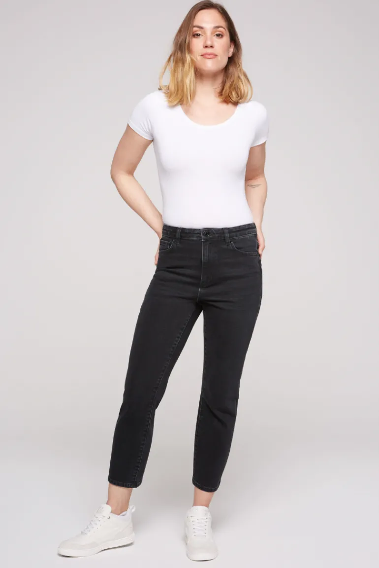 Shop CAMP DAVID & SOCCX Jeans LE:A Mom Fit breezy black breezyblack
