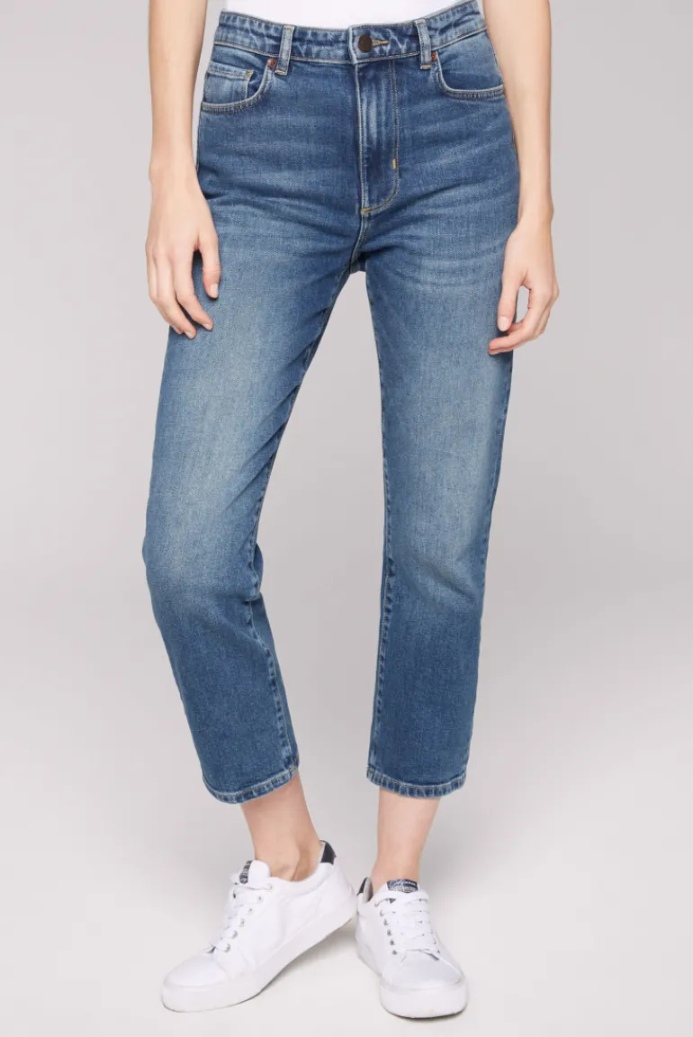 New CAMP DAVID & SOCCX Jeans LE:A Mom Fit dark blue darkblue