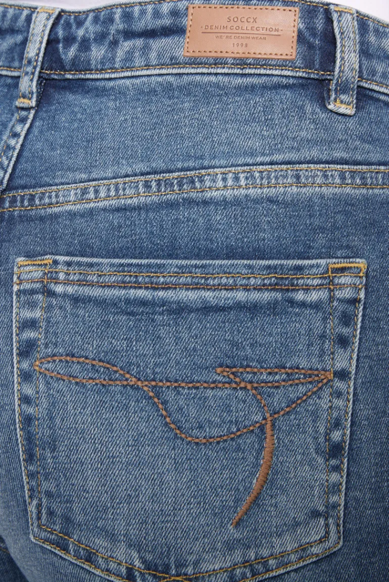 New CAMP DAVID & SOCCX Jeans LE:A Mom Fit dark blue darkblue