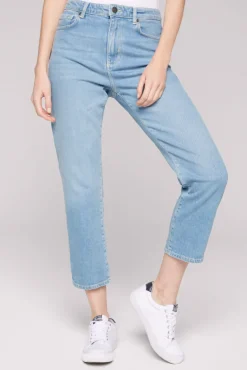 Best CAMP DAVID & SOCCX Jeans LE:A Mom Fit easy blue easyblue