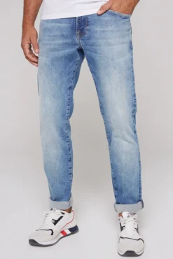 Outlet CAMP DAVID & SOCCX Jeans MA:X Regular Fit salt blue used saltblueused