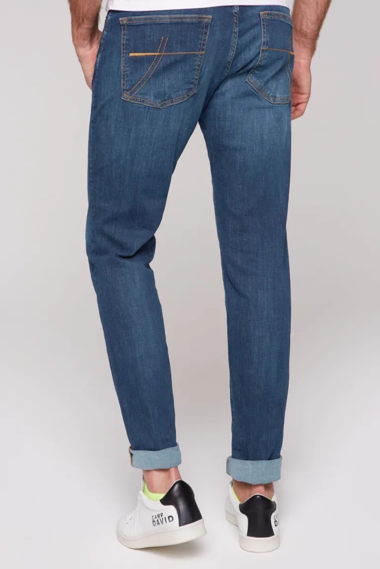 Shop CAMP DAVID & SOCCX Jeans MA:X Regular Fit vintage blue used vintageblueused