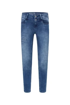 Clearance CAMP DAVID & SOCCX Jeans MI:RA Slim Fit blue printed jogg blueprintedjogg