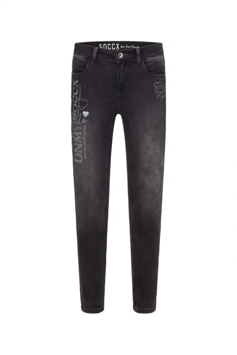 Outlet CAMP DAVID & SOCCX Jeans MI:RA Slim Fit jogg grey printed jogggreyprinted