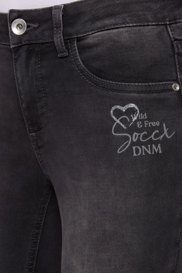 Outlet CAMP DAVID & SOCCX Jeans MI:RA Slim Fit jogg grey printed jogggreyprinted