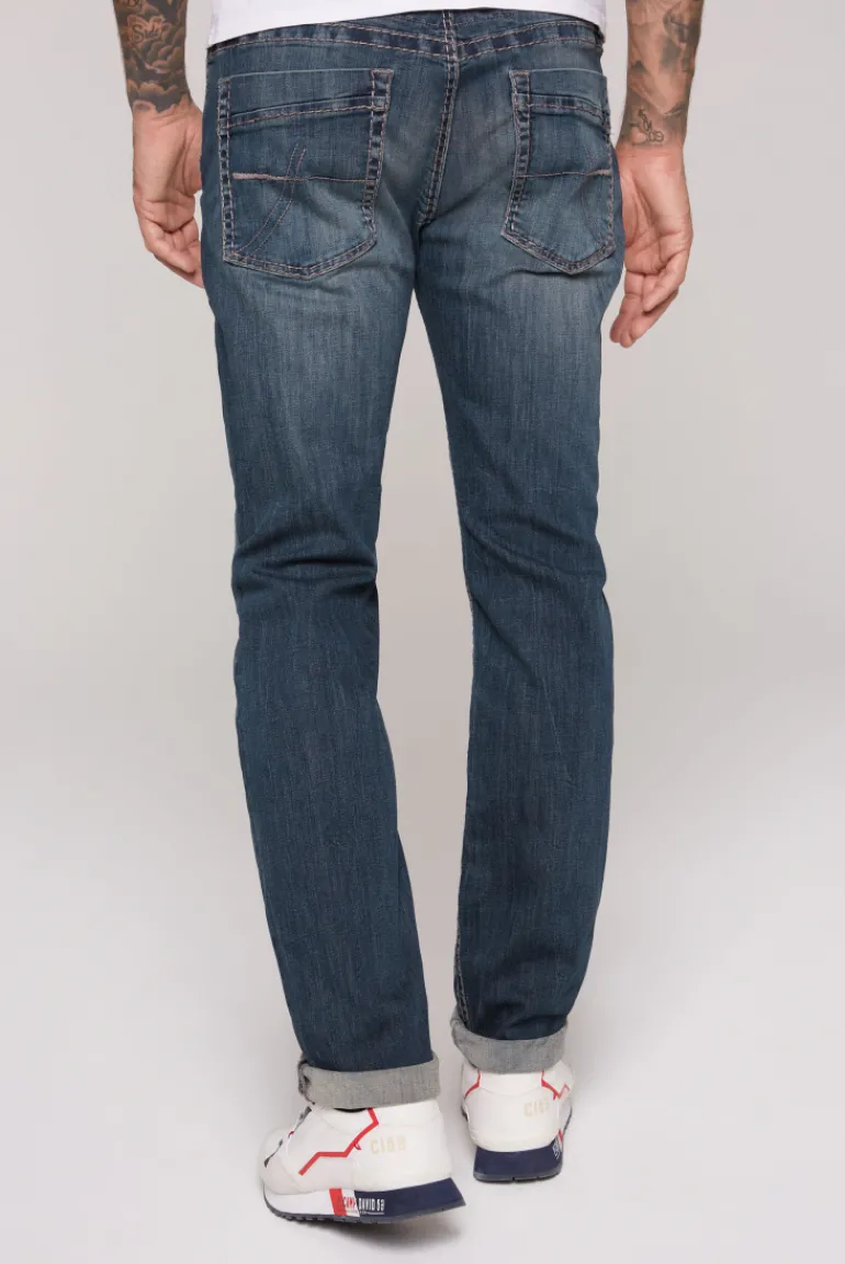 Fashion CAMP DAVID & SOCCX Jeans NI:CK Regular Fit blue used blueused