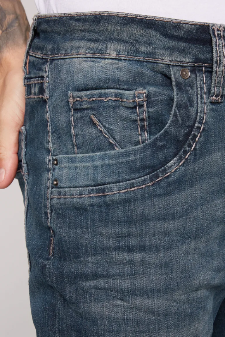 Fashion CAMP DAVID & SOCCX Jeans NI:CK Regular Fit blue used blueused
