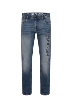 New CAMP DAVID & SOCCX Jeans NI:CO Regular Fit dark blue printed darkblueprinted