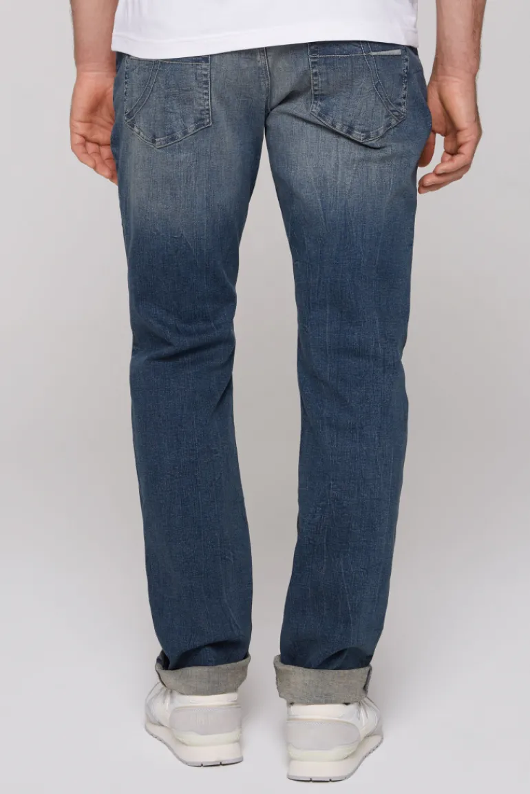 New CAMP DAVID & SOCCX Jeans NI:CO Regular Fit dark blue printed darkblueprinted