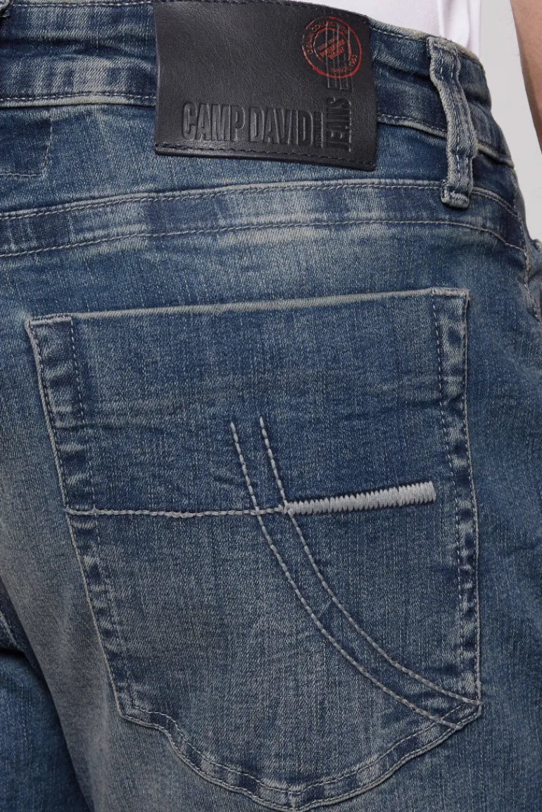 New CAMP DAVID & SOCCX Jeans NI:CO Regular Fit dark blue printed darkblueprinted