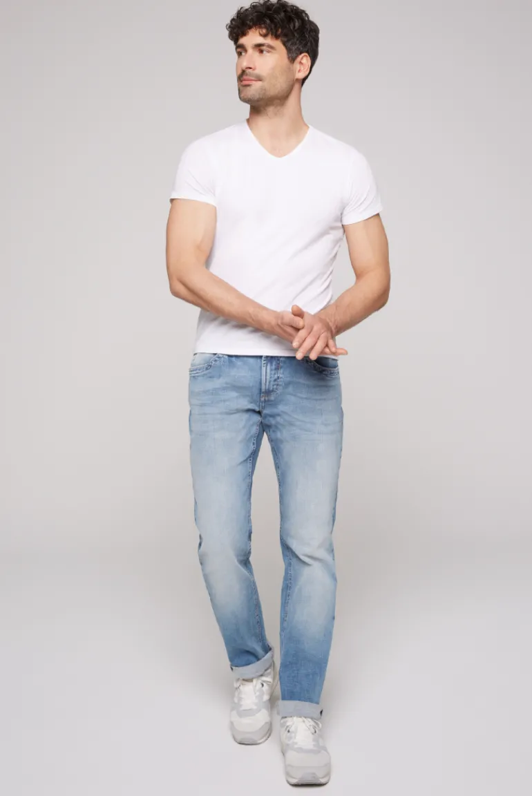 Hot CAMP DAVID & SOCCX Jeans NI:CO Regular Fit light blue used lightblueused