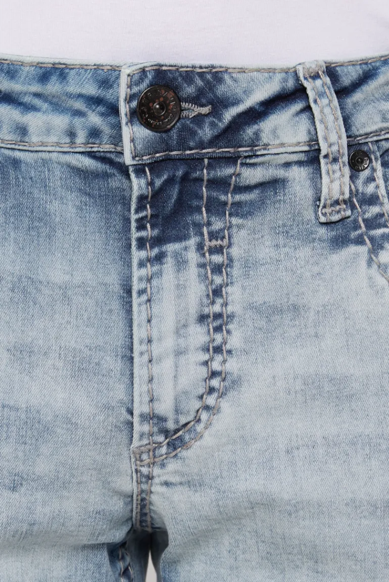 Best CAMP DAVID & SOCCX Jeans NI:CO Regular Fit mid blue printed midblueprinted