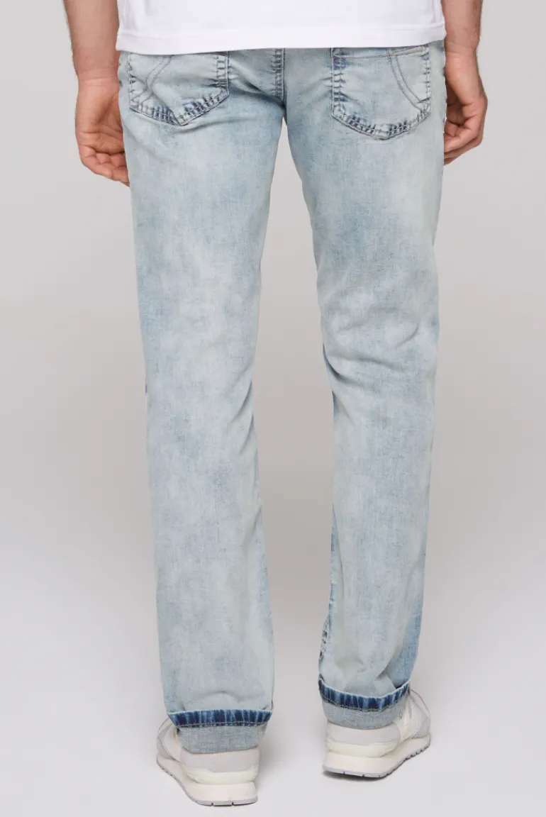Best CAMP DAVID & SOCCX Jeans NI:CO Regular Fit mid blue printed midblueprinted