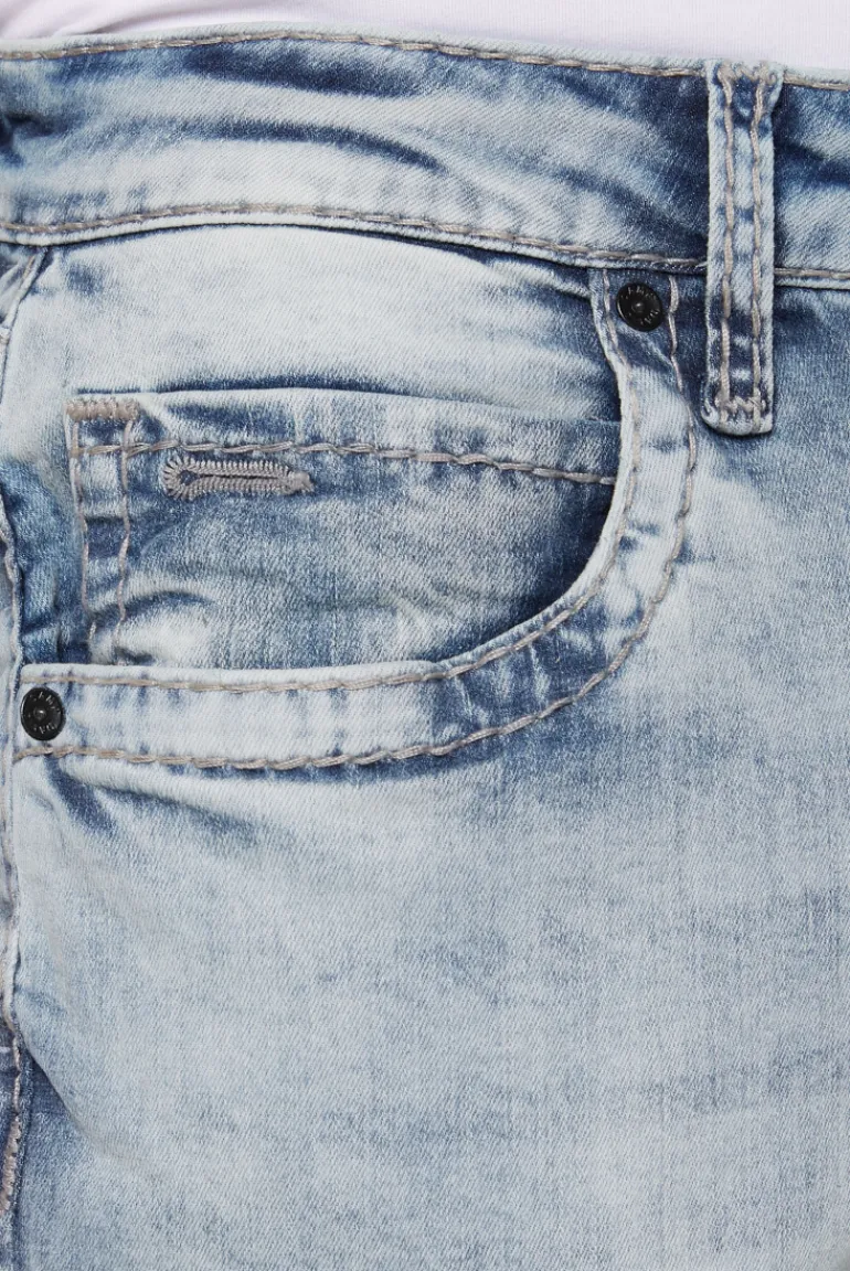 Best CAMP DAVID & SOCCX Jeans NI:CO Regular Fit mid blue printed midblueprinted