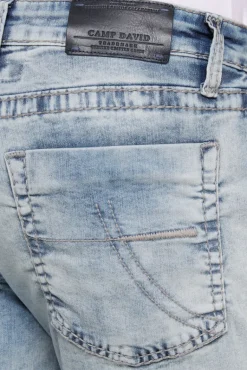 Best CAMP DAVID & SOCCX Jeans NI:CO Regular Fit mid blue printed midblueprinted