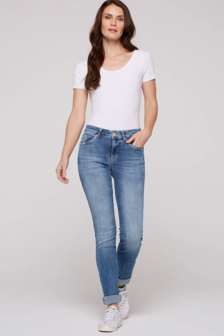 Fashion CAMP DAVID & SOCCX Jeans RO:MY Regular Fit blue vintage bluevintage
