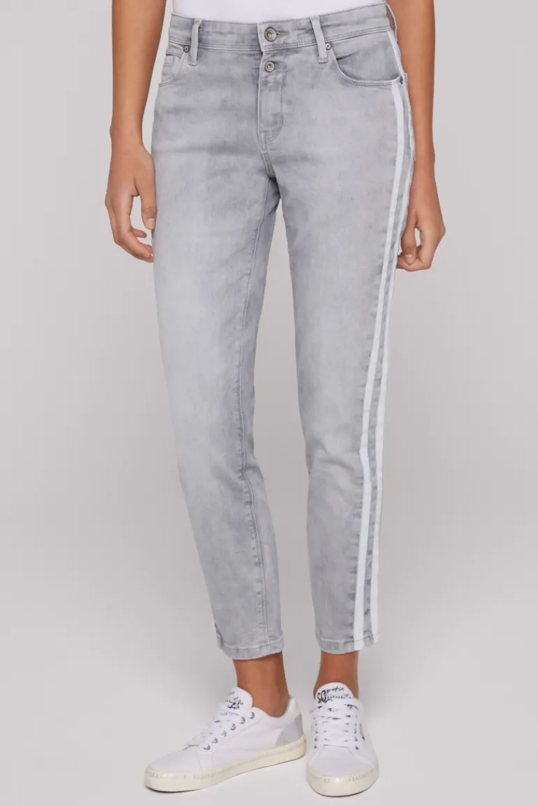 Fashion CAMP DAVID & SOCCX Jeans SU:SI Regular Fit light grey lightgrey