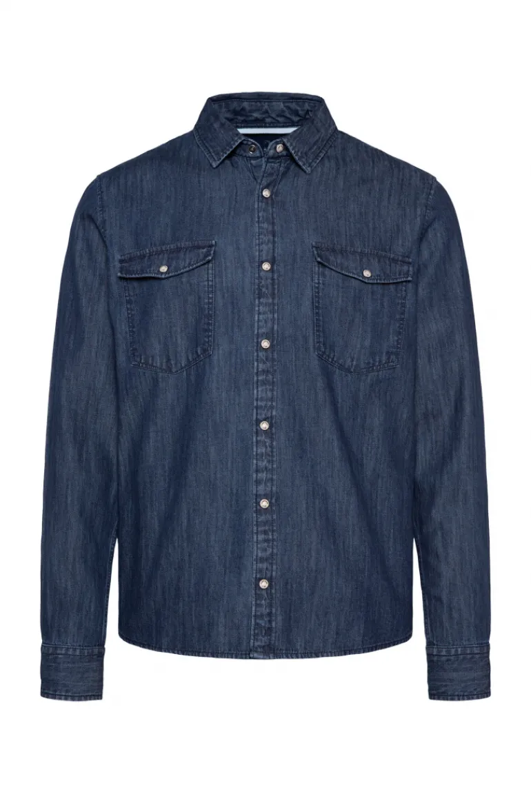 Store CAMP DAVID & SOCCX Jeanshemd Regular Fit blue vintage bluevintage
