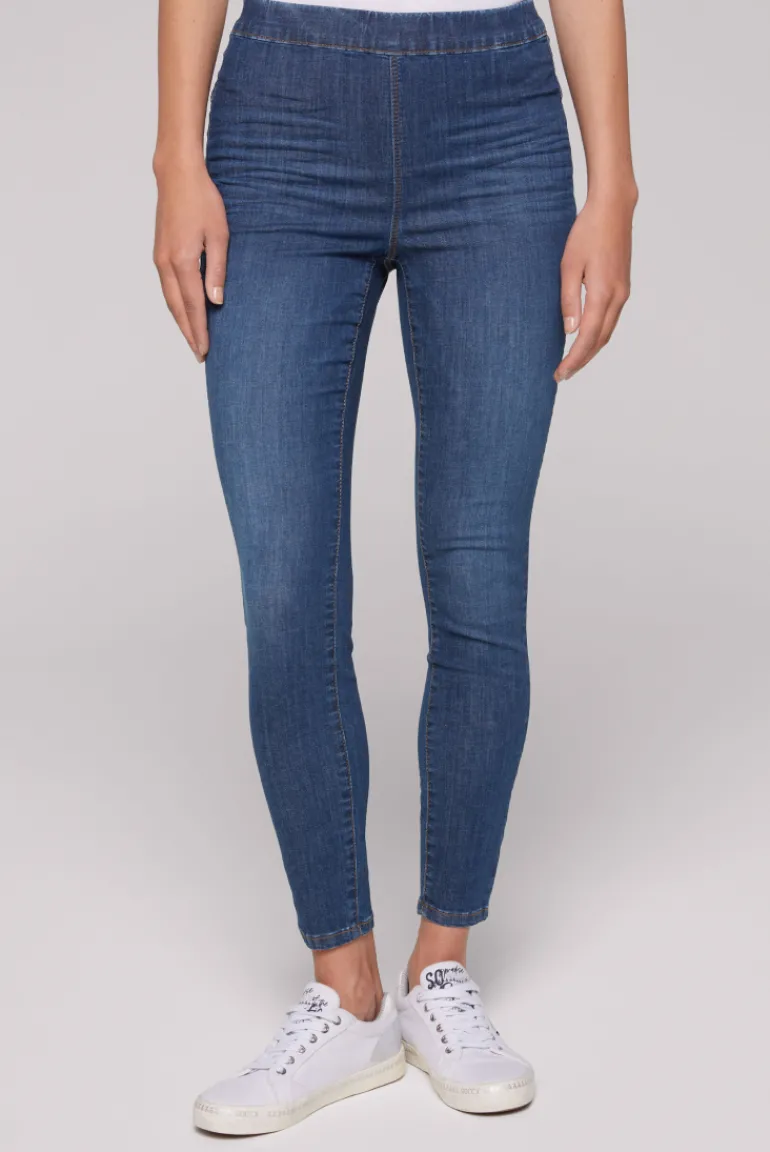Cheap CAMP DAVID & SOCCX Jeggings PI:A Skinny Fit blue used blueused
