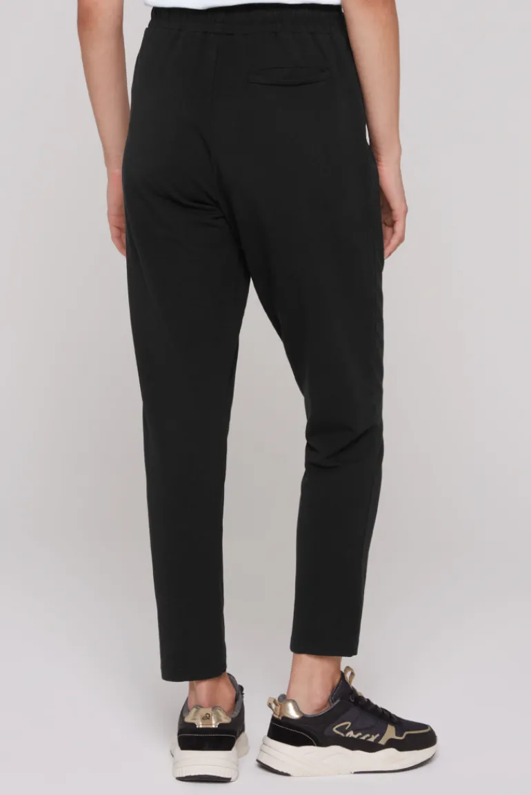 Fashion CAMP DAVID & SOCCX Jerseyhose mit Elastikbund und Biesen black