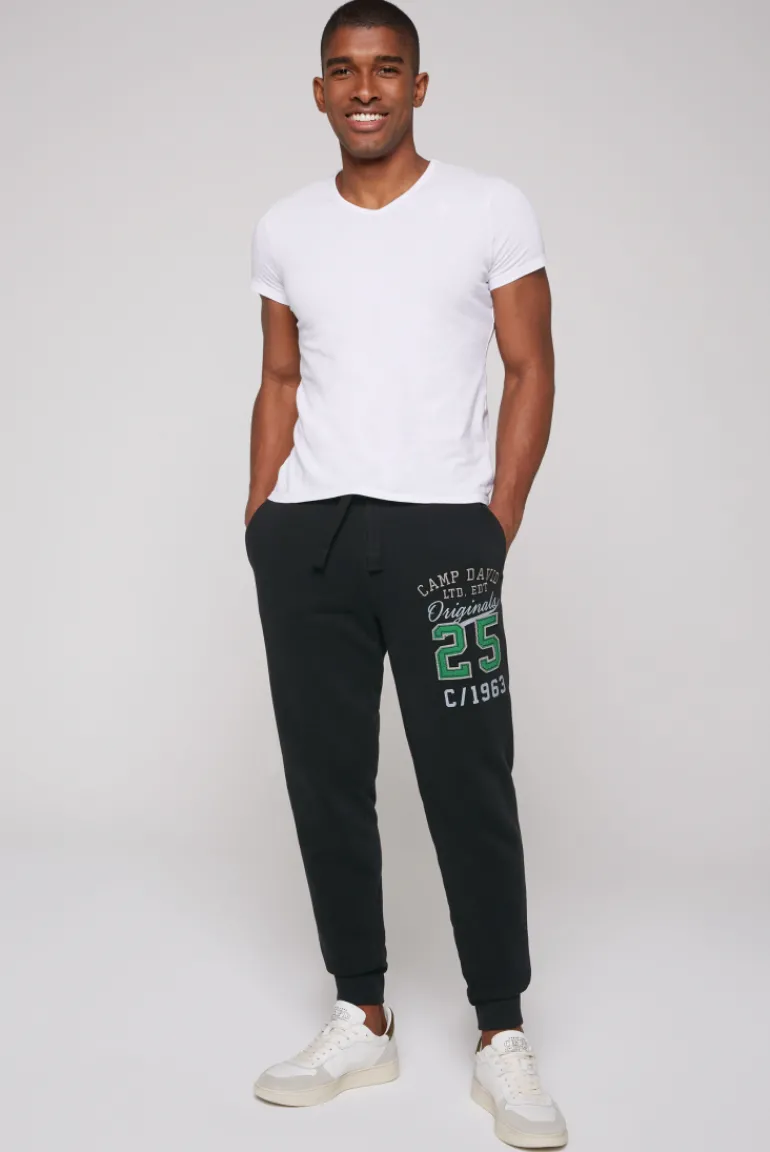 Fashion CAMP DAVID & SOCCX Jogginghose mit Retro-Artwork black