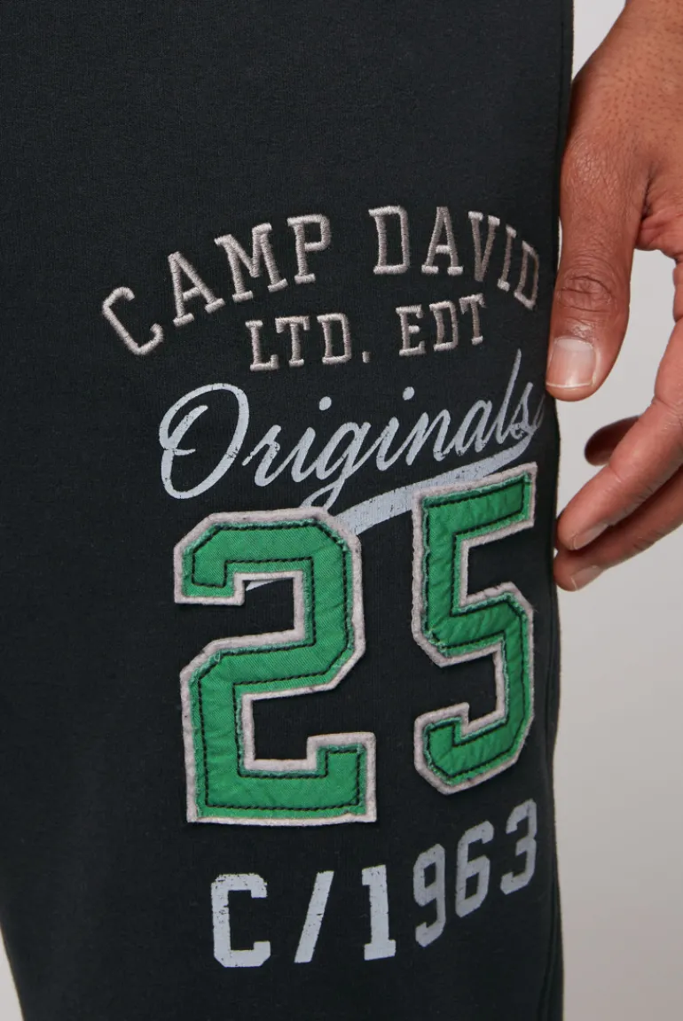 Fashion CAMP DAVID & SOCCX Jogginghose mit Retro-Artwork black