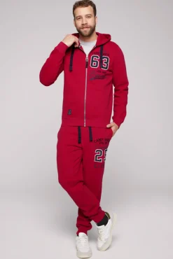 Cheap CAMP DAVID & SOCCX Kapuzensweatjacke mit Retro-Artwork royal red royalred