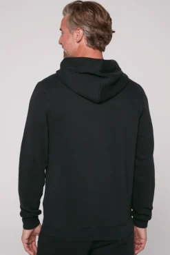 Clearance CAMP DAVID & SOCCX Kapuzensweatjacke mit Retro-Artwork black
