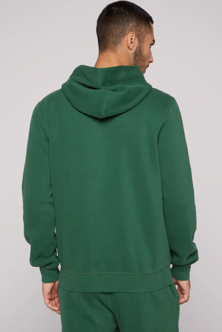 Sale CAMP DAVID & SOCCX Kapuzensweatjacke mit Retro-Artwork raw green rawgreen