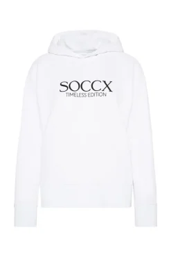 Store CAMP DAVID & SOCCX Kapuzensweatshirt mit Logo Print opticwhite
