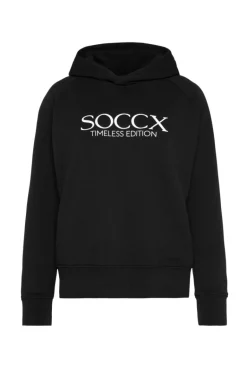 Hot CAMP DAVID & SOCCX Kapuzensweatshirt mit Logo Print black