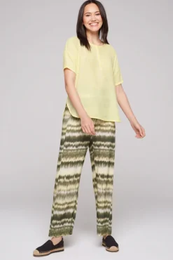 Online CAMP DAVID & SOCCX Kurzarmbluse mit Crèpe-Struktur faded yellow fadedyellow