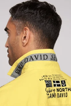 Sale CAMP DAVID & SOCCX Kurzarmhemd mit Klappentaschen und Prints light lime lightlime