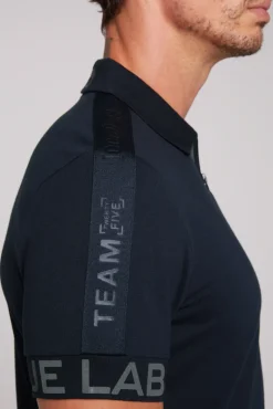 Discount CAMP DAVID & SOCCX Kurzarmpolo mit Folienprints blue navy bluenavy