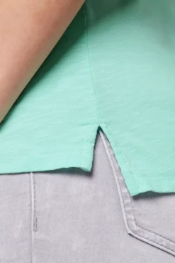 Discount CAMP DAVID & SOCCX Kurzarmpolo mit Print und Pailletten neo aqua neoaqua