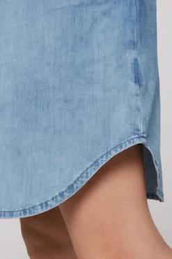 Store CAMP DAVID & SOCCX Kurzes Jeansblusenkleid mid blue wash | XS midbluewash