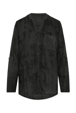 Cheap CAMP DAVID & SOCCX Langarmbluse mit All Over Print black