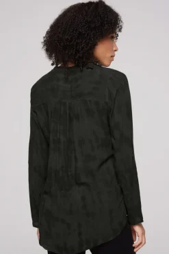 Cheap CAMP DAVID & SOCCX Langarmbluse mit All Over Print black