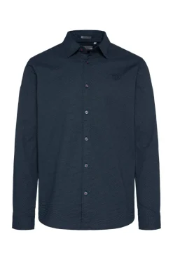 Sale CAMP DAVID & SOCCX Langarmhemd mit filigranen All Over Print blue navy bluenavy