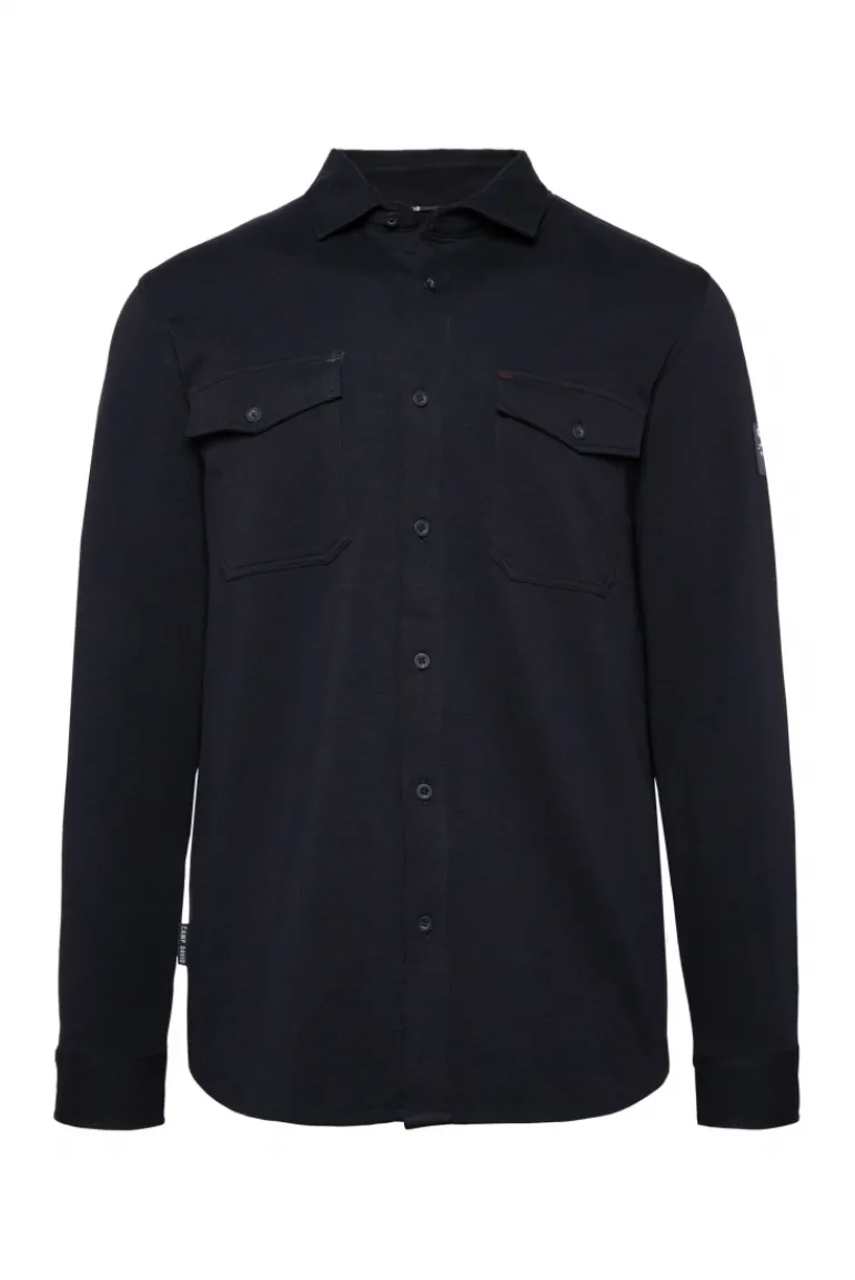 Best CAMP DAVID & SOCCX Langarmhemd mit Klappentaschen blue navy bluenavy