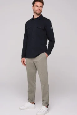 Best CAMP DAVID & SOCCX Langarmhemd mit Klappentaschen blue navy bluenavy