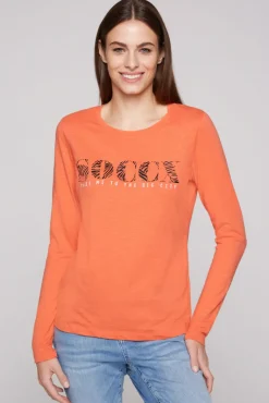 Best CAMP DAVID & SOCCX Langarmshirt mit Logo Print happy lobster happylobster