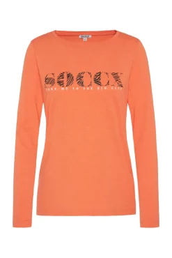 Best CAMP DAVID & SOCCX Langarmshirt mit Logo Print happy lobster happylobster