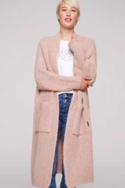 Cheap CAMP DAVID & SOCCX Langer Cardigan mit Perlmuster rose blush roseblush